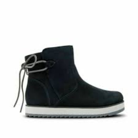 Black Suede Waterproof Boots - Picture 3 of 4